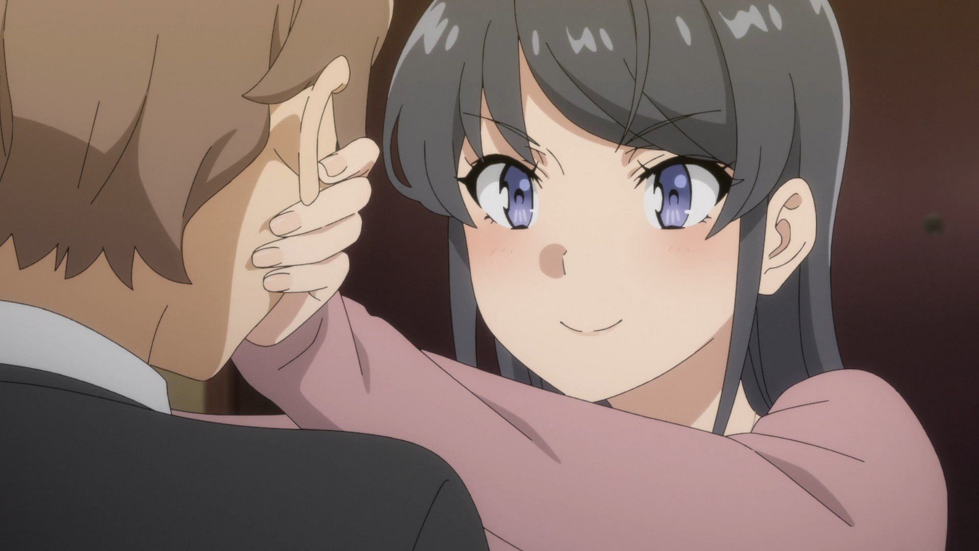 Sakuta and Mai as seen in Rascal Does Not Dream of Santa Claus episode 1 (Image via Studio CloverWorks)